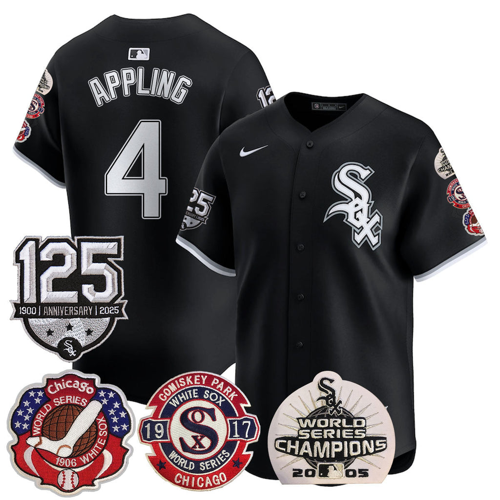 CWS 125th Anniversary - World Series Champions Jersey - All Stitched