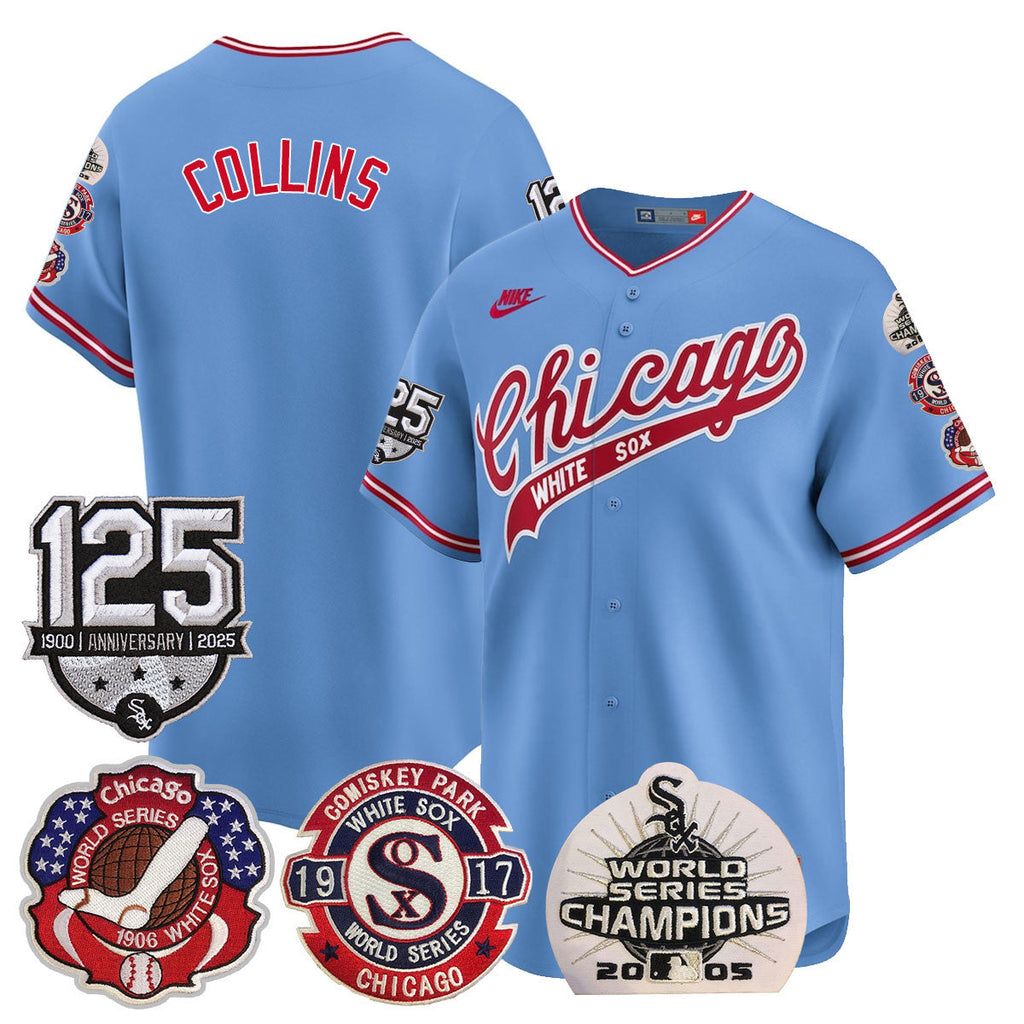 CWS 125th Anniversary - World Series Champions Jersey - All Stitched