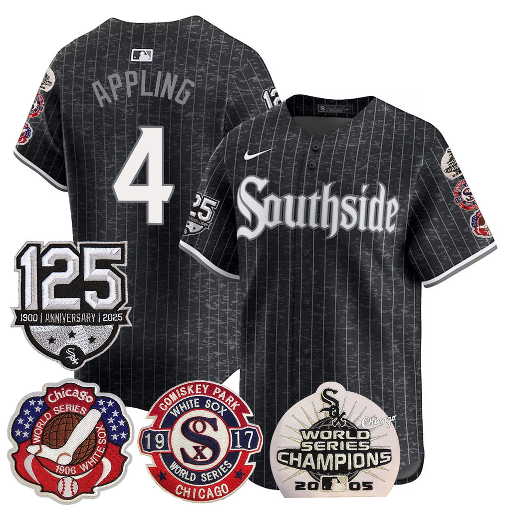 CWS 125th Anniversary - World Series Champions Jersey - All Stitched