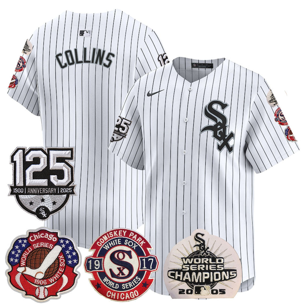 CWS 125th Anniversary - World Series Champions Jersey - All Stitched