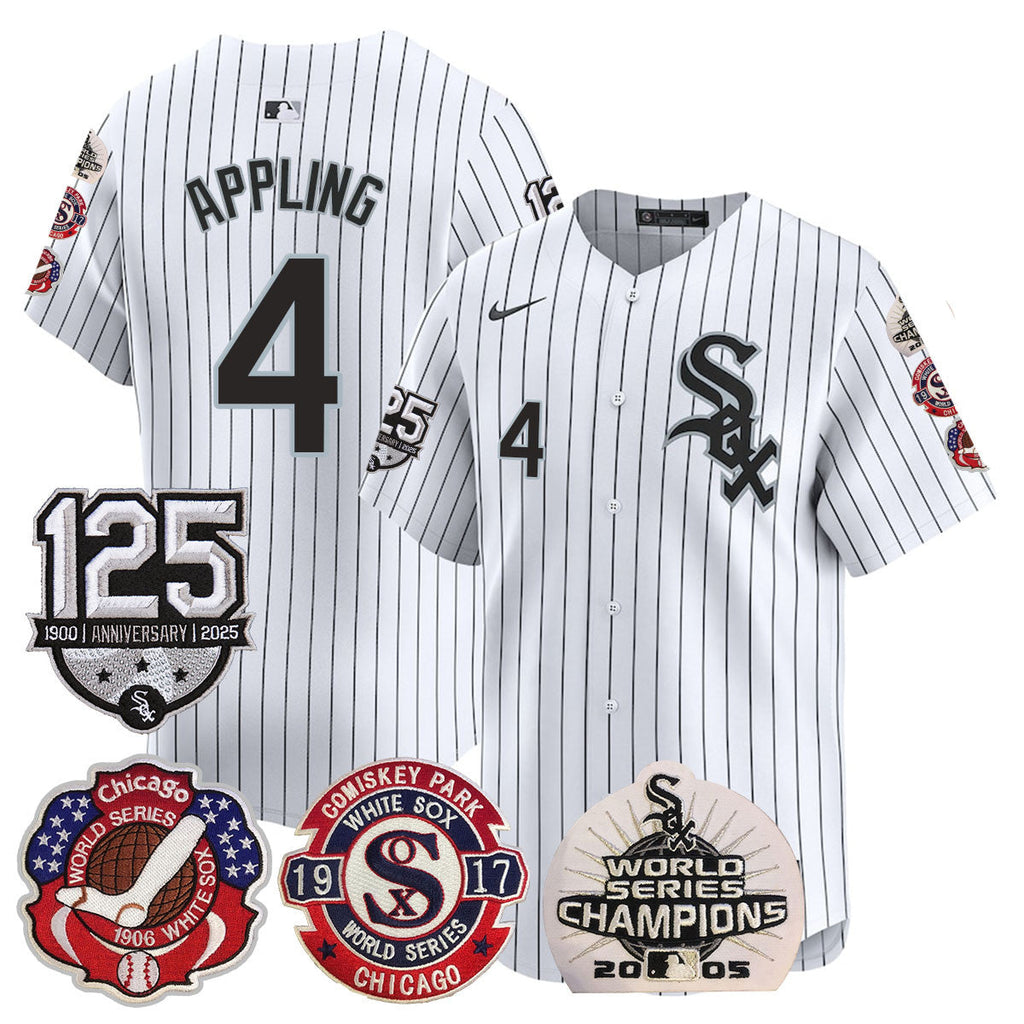 CWS 125th Anniversary - World Series Champions Jersey - All Stitched