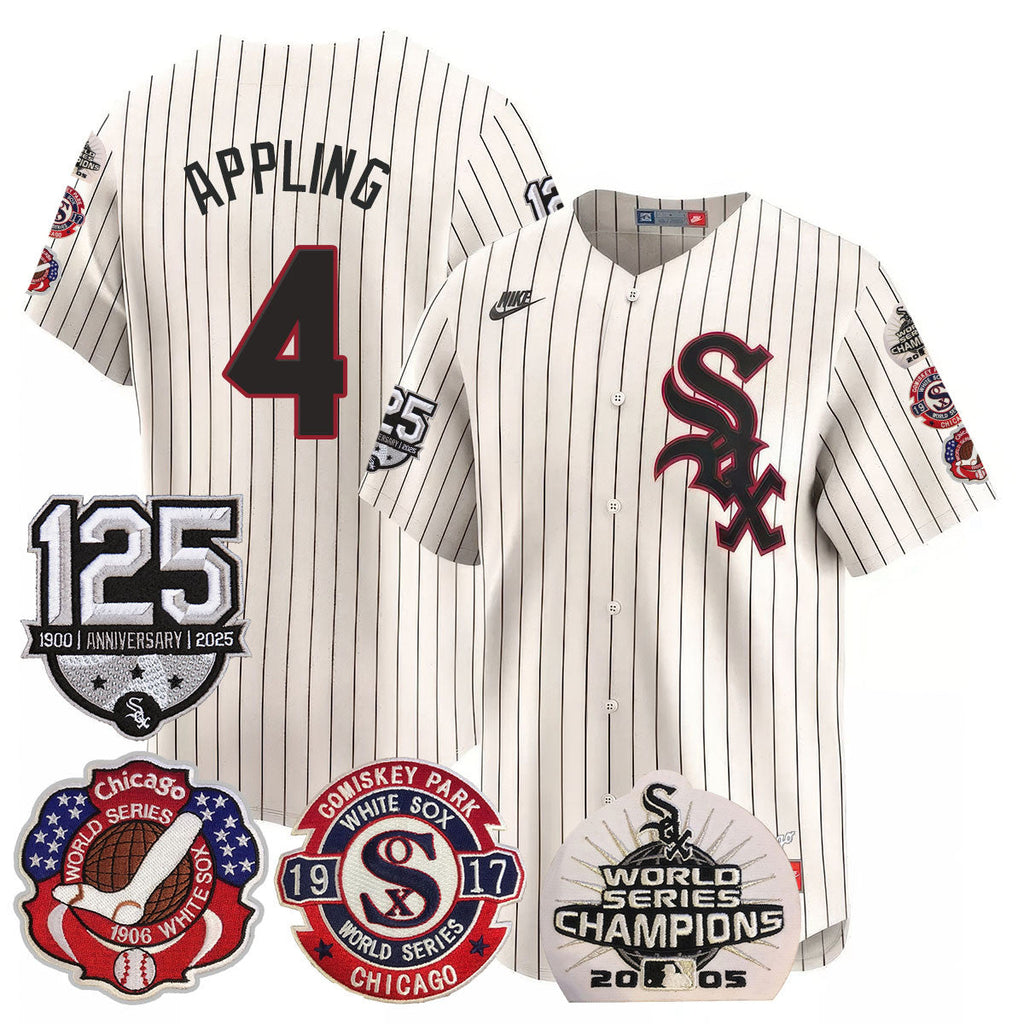 CWS 125th Anniversary - World Series Champions Jersey - All Stitched