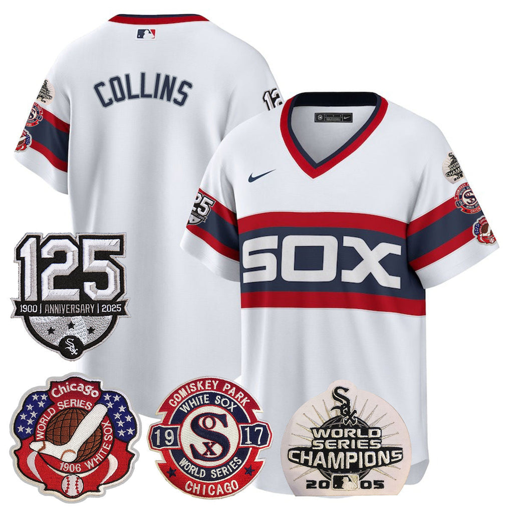 CWS 125th Anniversary - World Series Champions Jersey - All Stitched