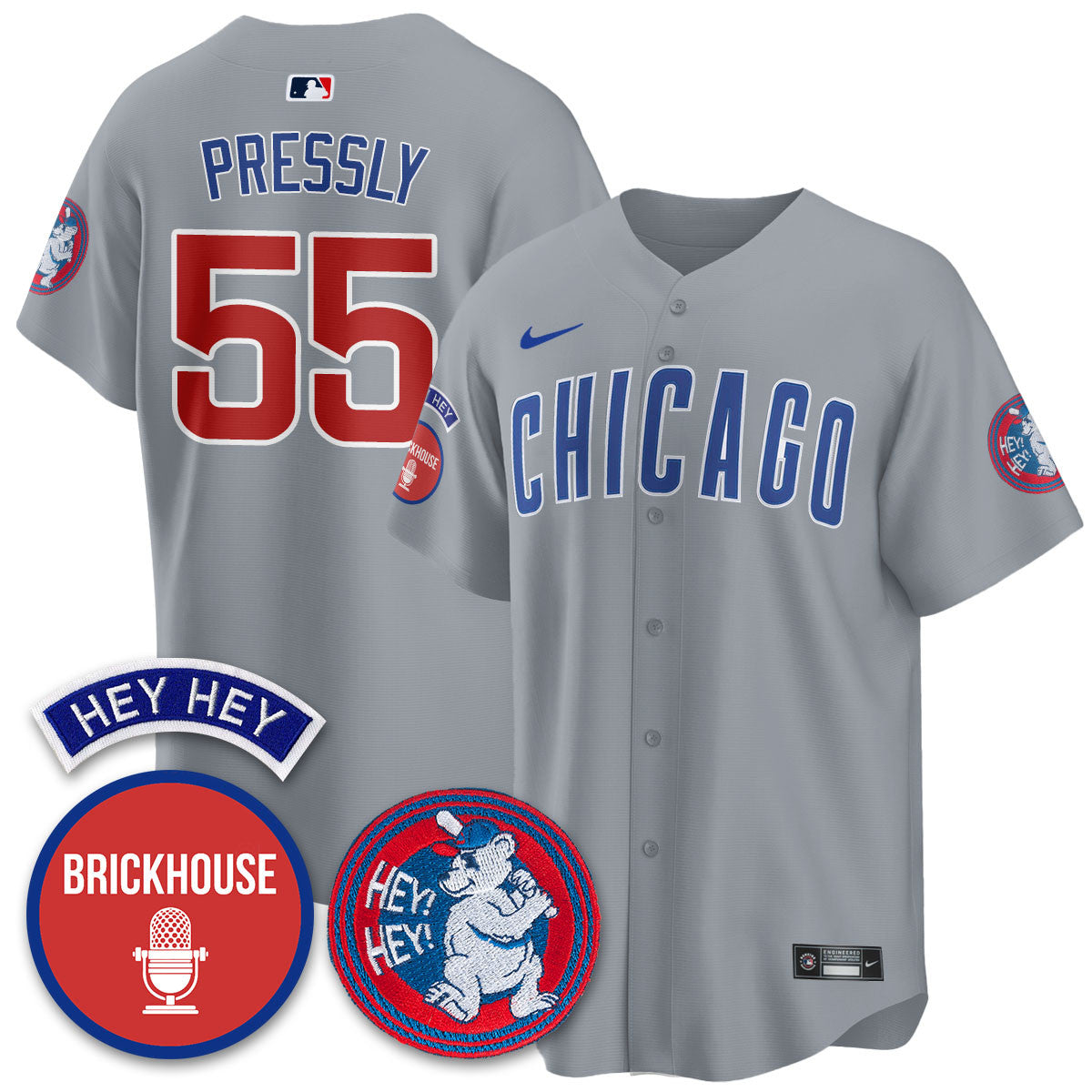 CHC Limited Jersey - Jack Brickhouse "Hey Hey" Patch - All Stitched