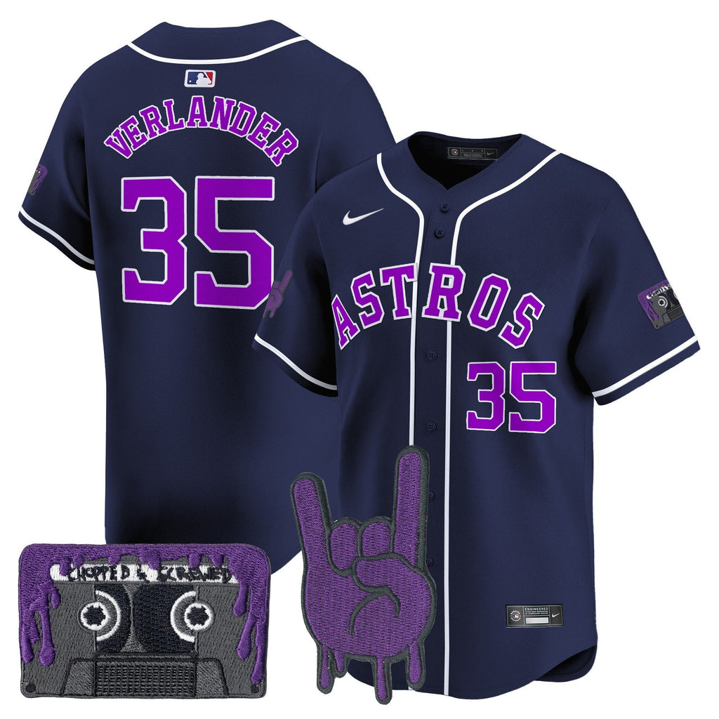 HOU DJ Screw Patch Vapor Premier Limited Jersey - All Stitched