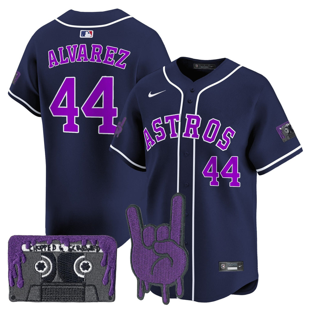 HOU DJ Screw Patch Vapor Premier Limited Jersey - All Stitched