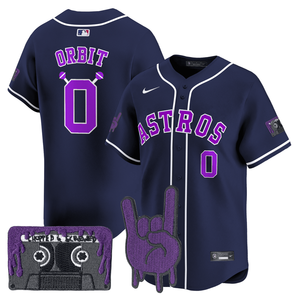 HOU DJ Screw Patch Vapor Premier Limited Jersey - All Stitched