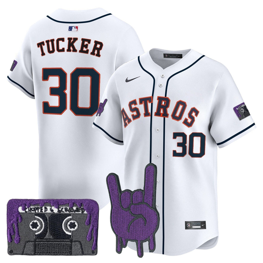 HOU DJ Screw Patch Vapor Premier Limited Jersey - All Stitched