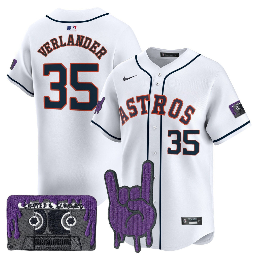 HOU DJ Screw Patch Vapor Premier Limited Jersey - All Stitched