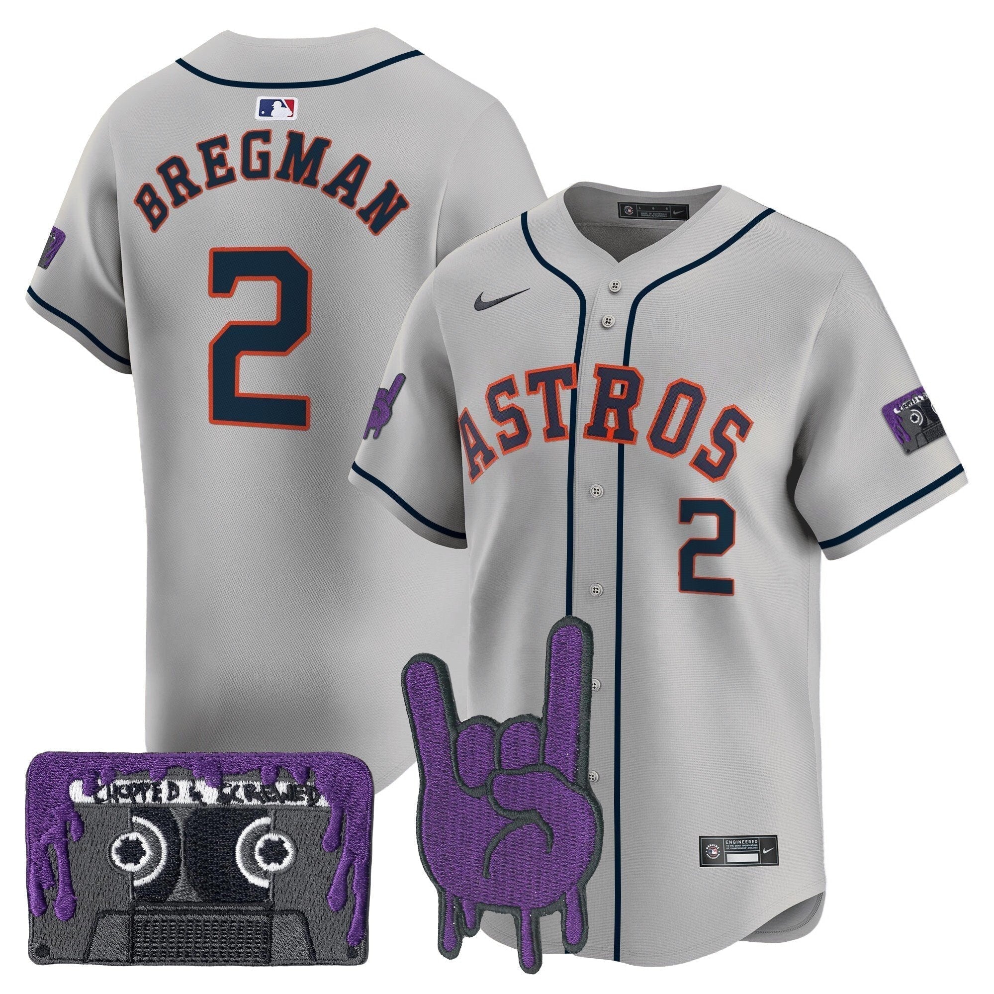 HOU DJ Screw Patch Vapor Premier Limited Jersey - All Stitched
