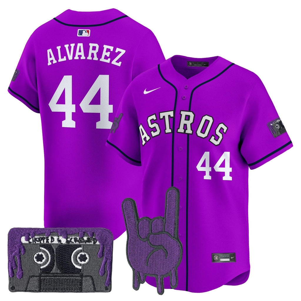 HOU DJ Screw Patch Vapor Premier Limited Jersey - All Stitched
