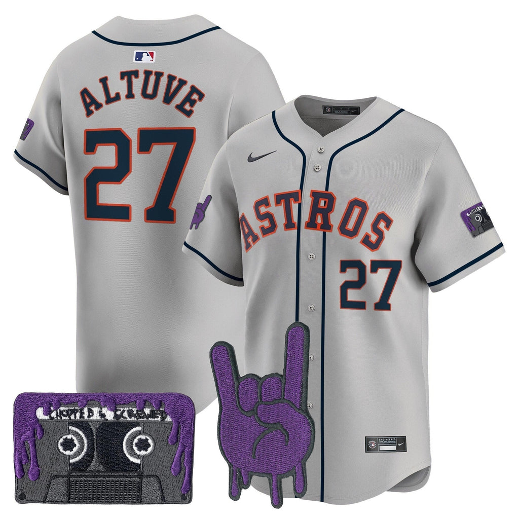 HOU DJ Screw Patch Vapor Premier Limited Jersey - All Stitched