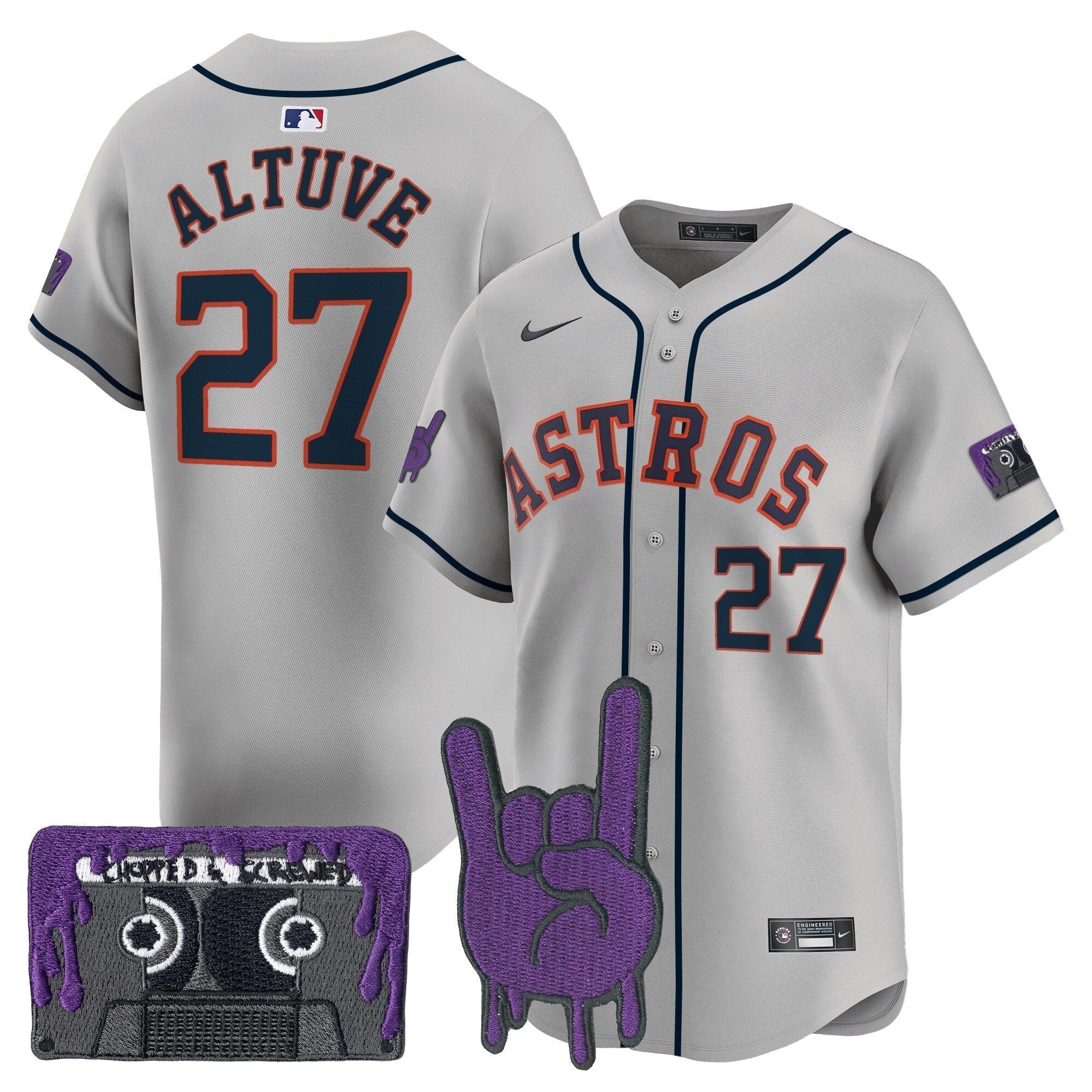 HOU DJ Screw Patch Vapor Premier Limited Jersey - All Stitched