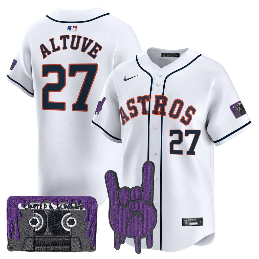 HOU DJ Screw Patch Vapor Premier Limited Jersey - All Stitched