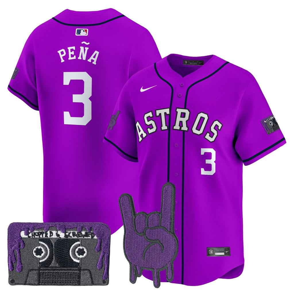 HOU DJ Screw Patch Vapor Premier Limited Jersey - All Stitched