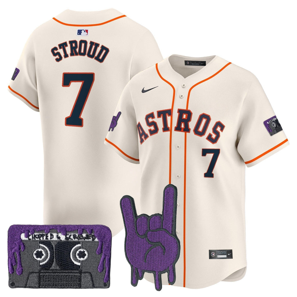 HOU DJ Screw Patch Vapor Premier Limited Men Jersey - All Stitched