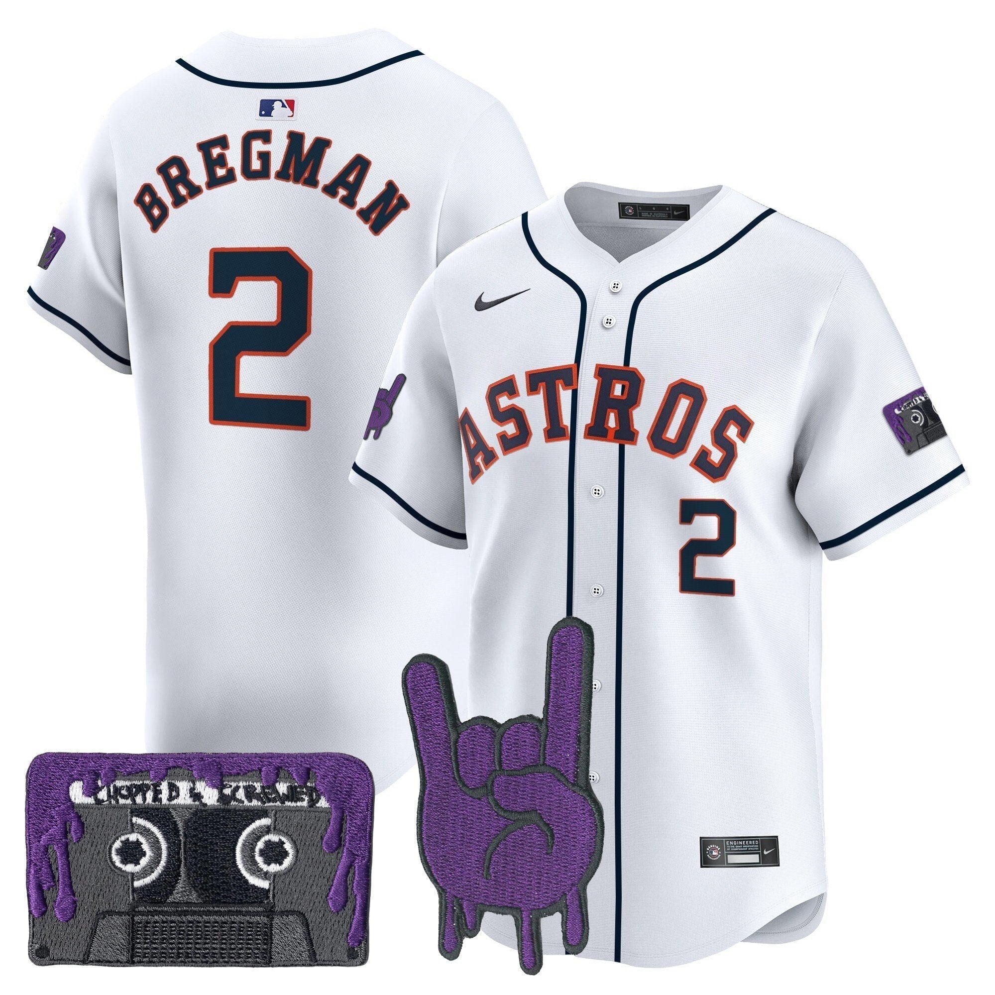 HOU DJ Screw Patch Vapor Premier Limited Jersey - All Stitched