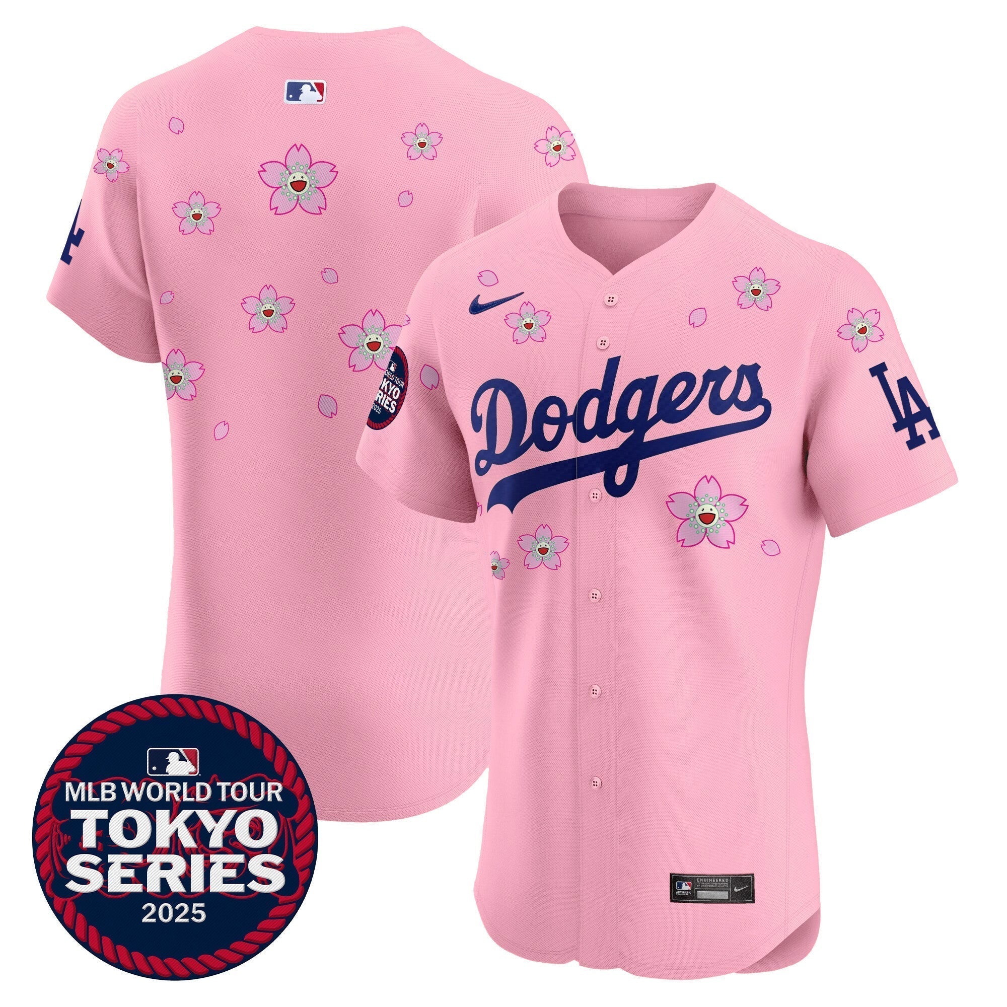 Dodgers Tokyo Series 2025 Vapor Premier Elite Jersey - Stitched
