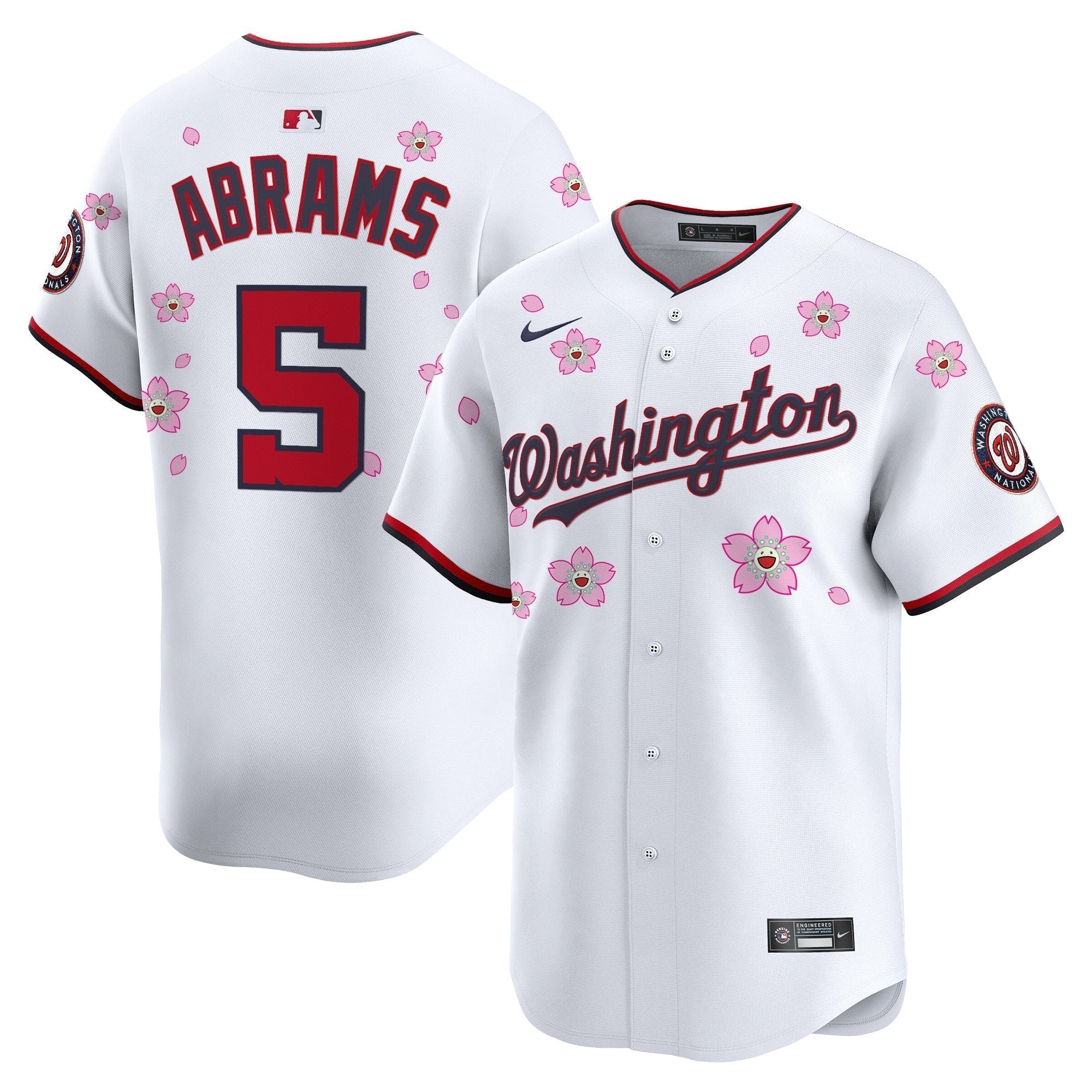 WSH Cherry Blossom Vapor Premier Limited Jersey - Stitched