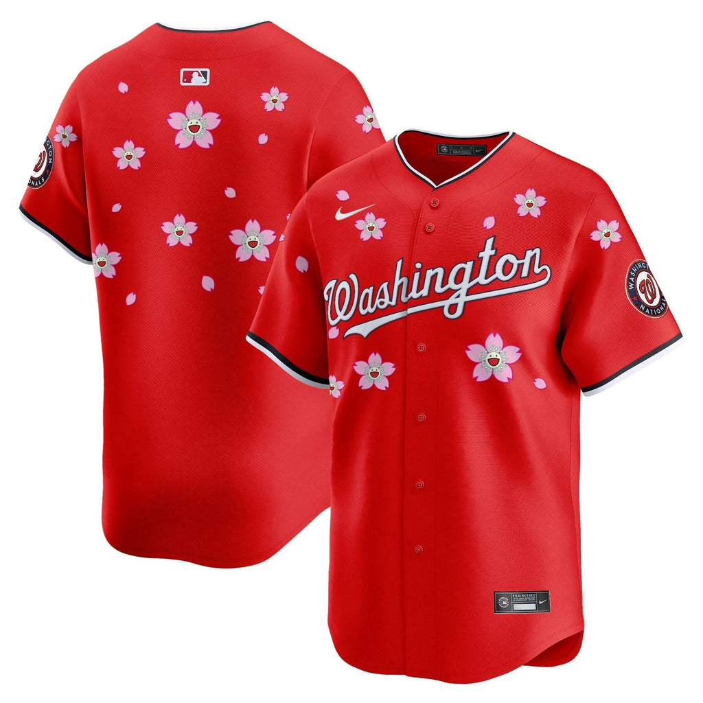 WSH Cherry Blossom Vapor Premier Limited Jersey - Stitched