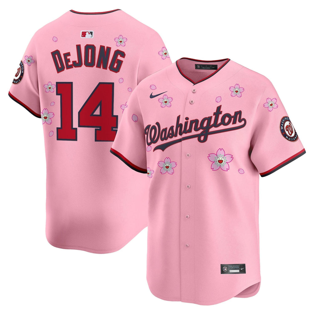 WSH Cherry Blossom Vapor Premier Limited Jersey - Stitched