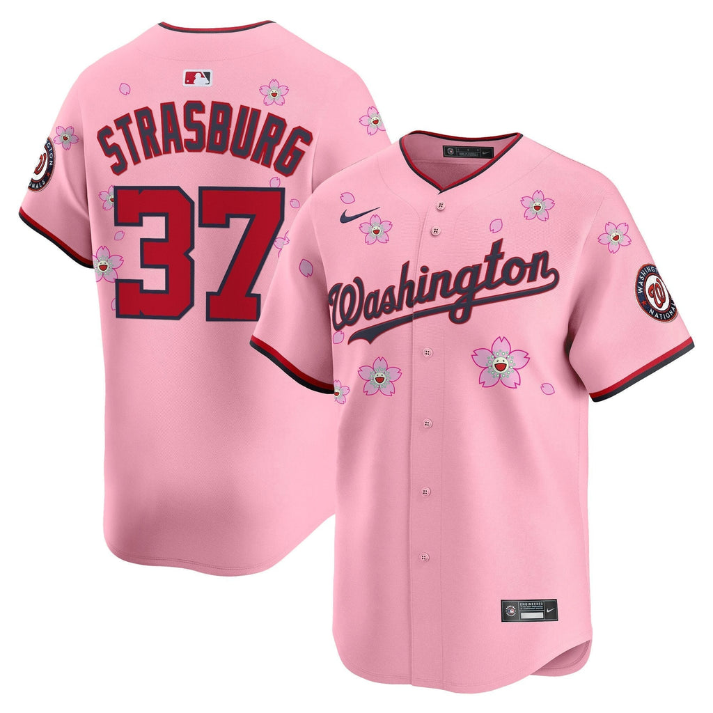 WSH Cherry Blossom Vapor Premier Limited Jersey - Stitched