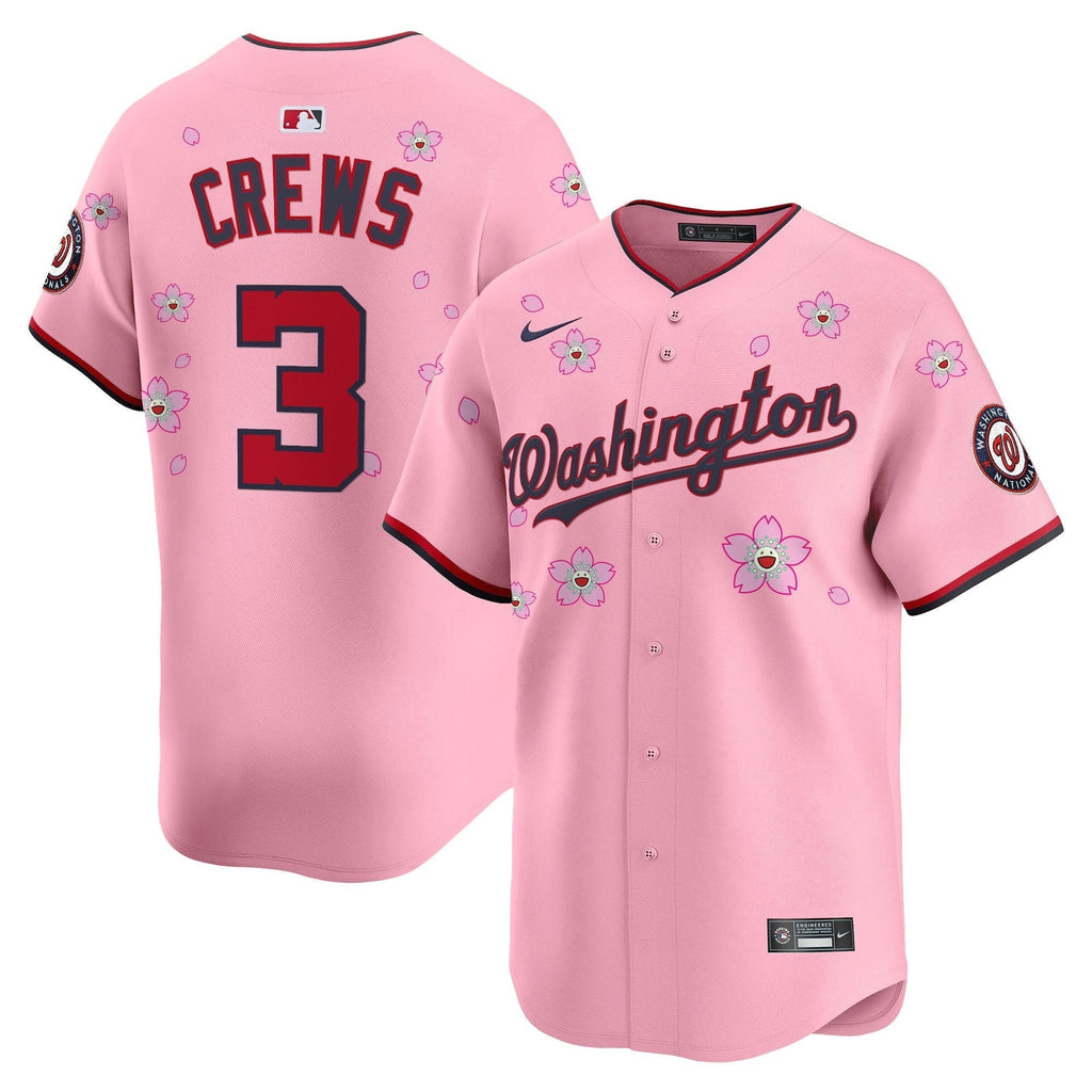 WSH Cherry Blossom Vapor Premier Limited Jersey - Stitched