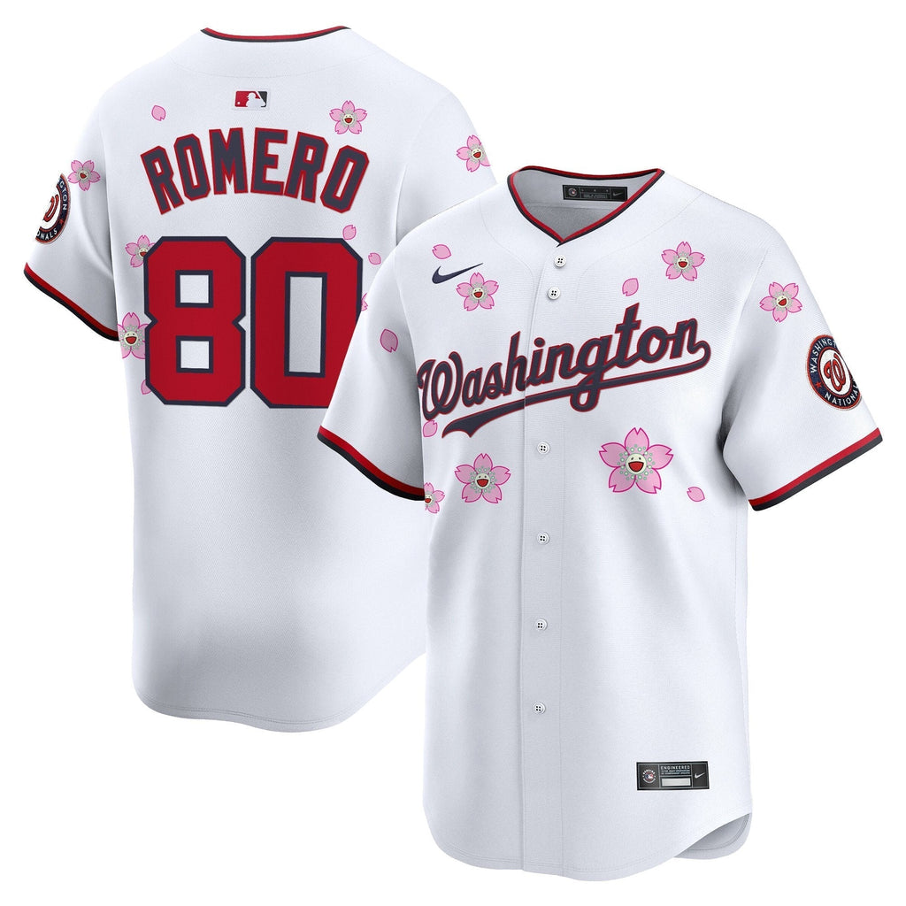WSH Cherry Blossom Vapor Premier Limited Jersey - Stitched