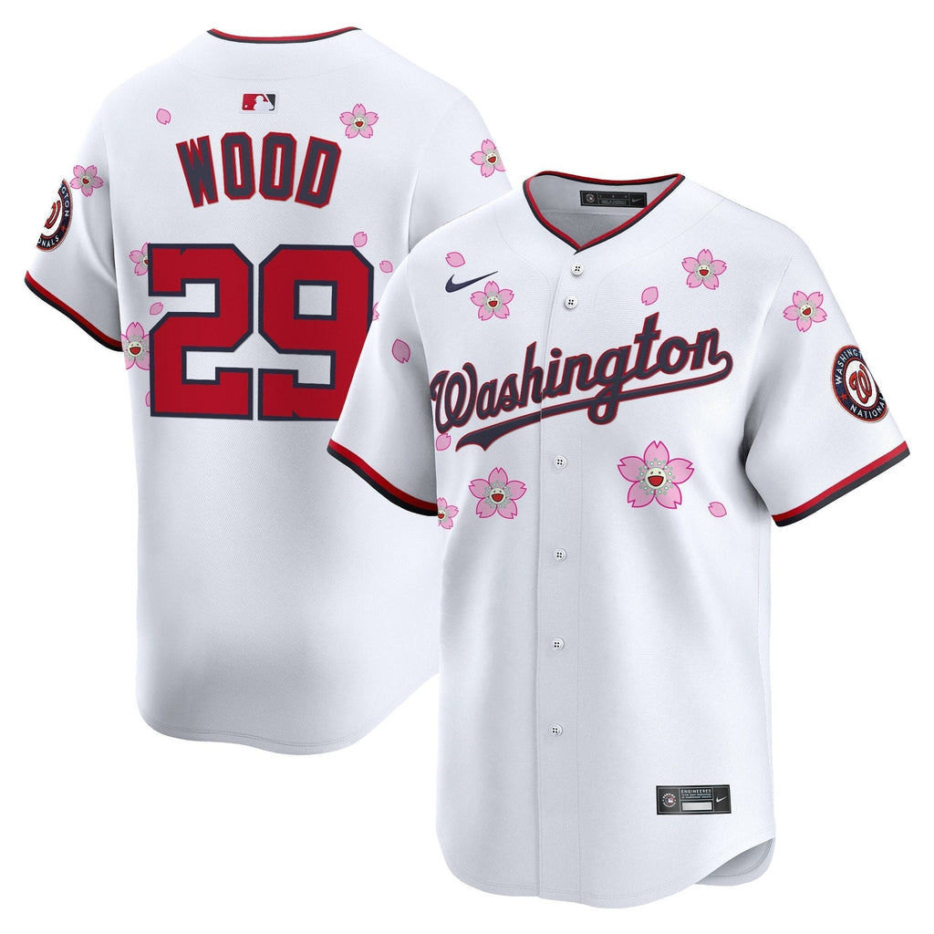 WSH Cherry Blossom Vapor Premier Limited Jersey - Stitched