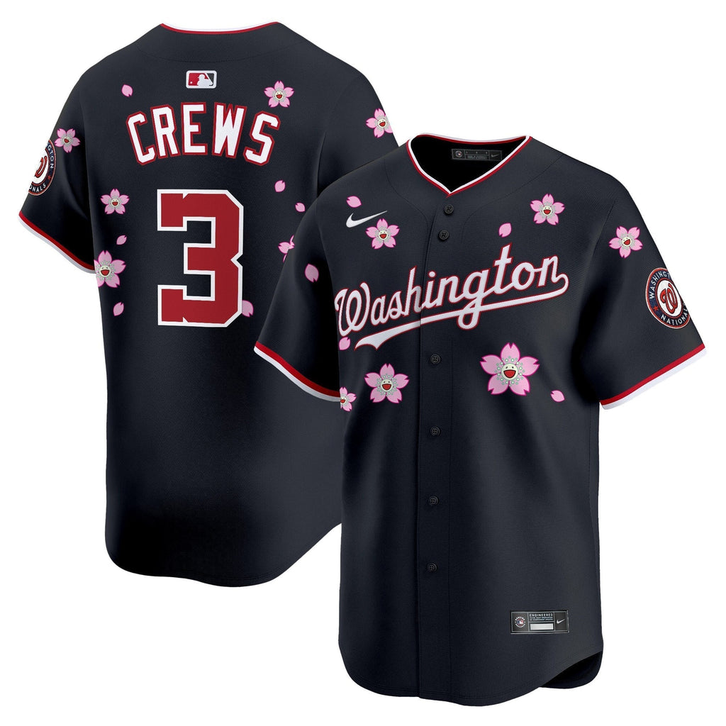 WSH Cherry Blossom Vapor Premier Limited Jersey - Stitched