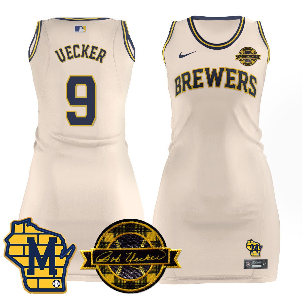 MIL Limited Dress - Bob Uecker Patch - All Stitched