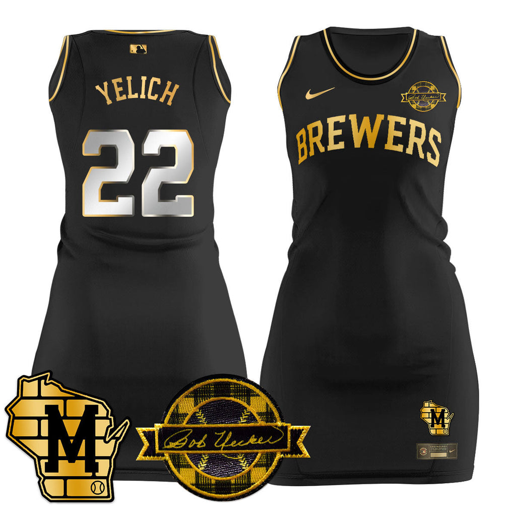 MIL Limited Dress - Bob Uecker Patch - All Stitched