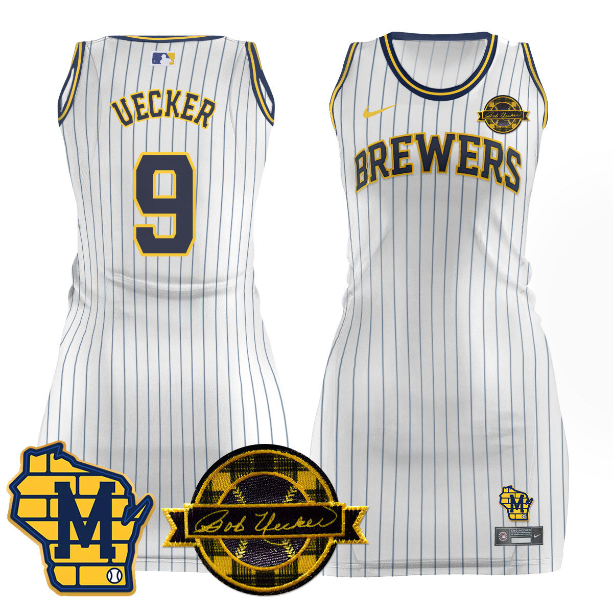 MIL Limited Dress - Bob Uecker Patch - All Stitched