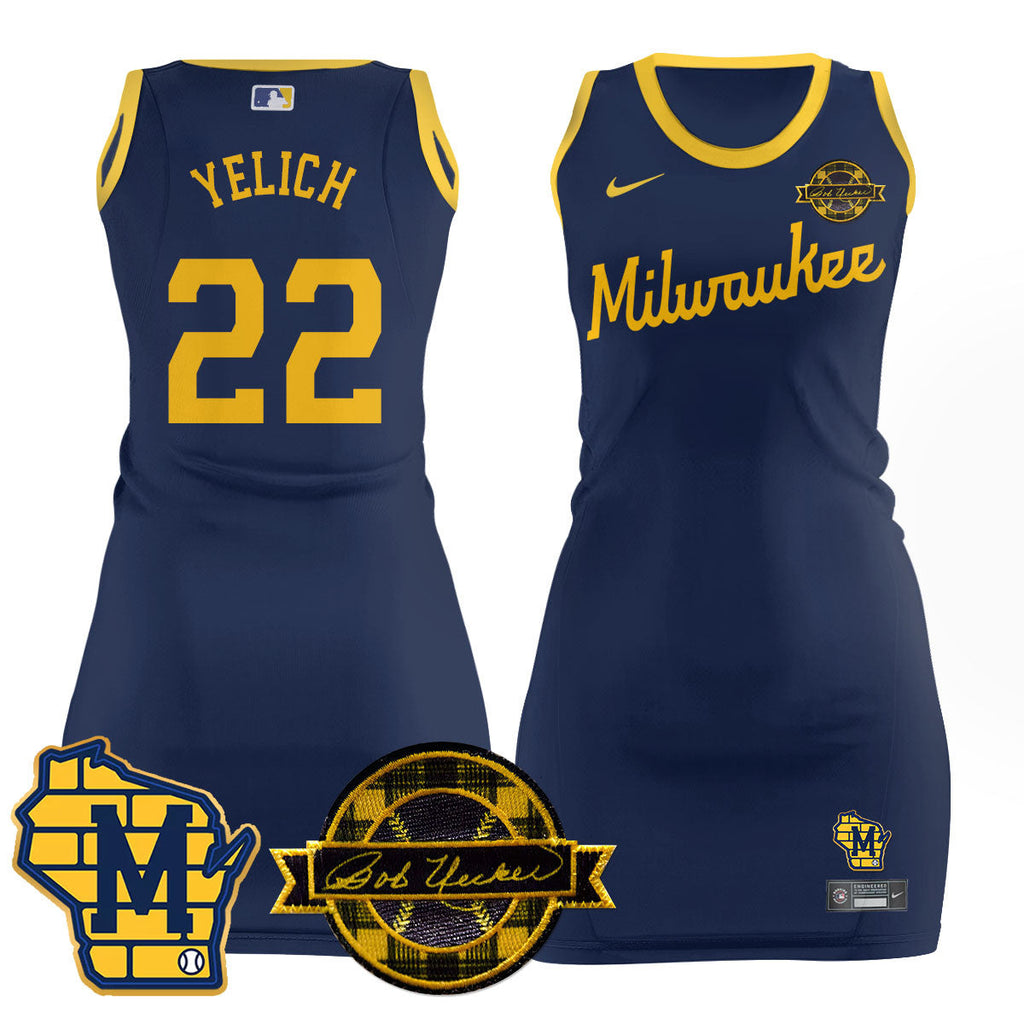 MIL Limited Dress - Bob Uecker Patch - All Stitched