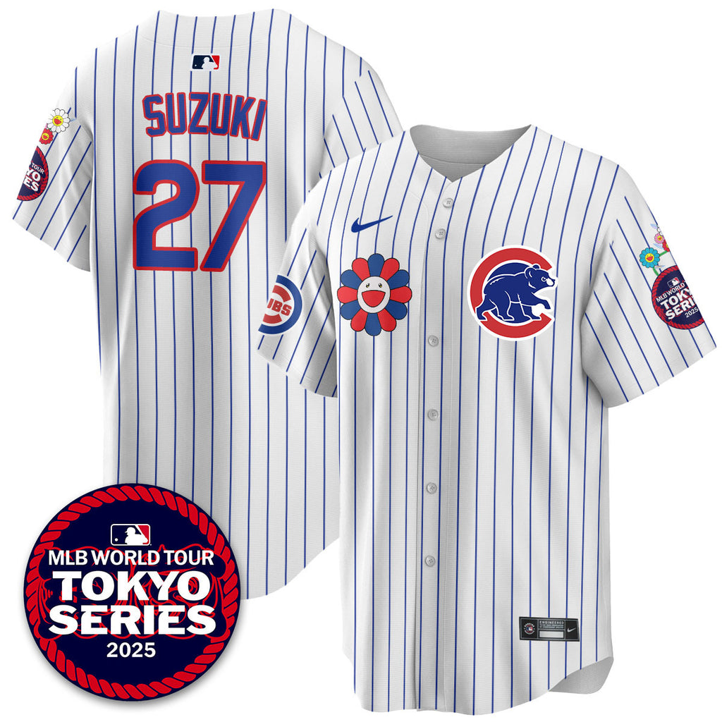 Men's Chicago Cubs Tokyo Series Limited Jersey - Stitched