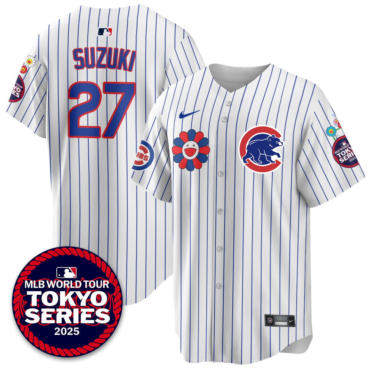 Men's Chicago Cubs Tokyo Series Limited Jersey - Stitched