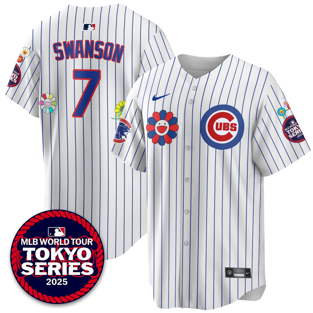 Men's Chicago Cubs Tokyo Series Limited Jersey - Stitched