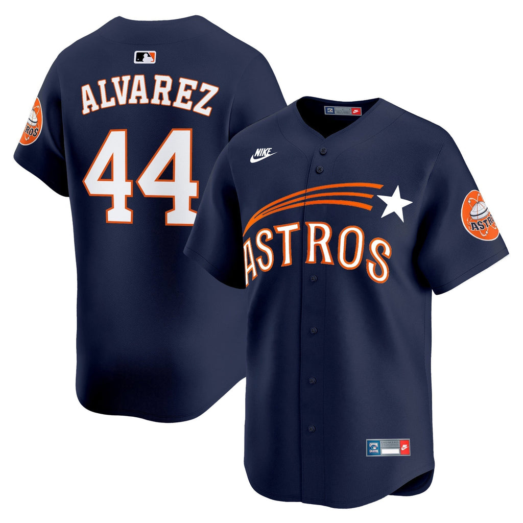 HOU Throwback Cooperstown Vapor Premier Limited Jersey - All Stitched