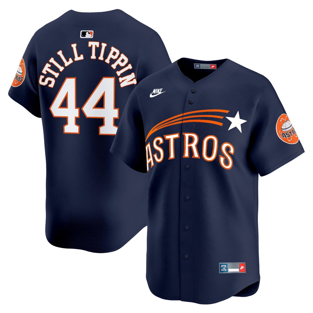 HOU Throwback Cooperstown Vapor Premier Limited Jersey - All Stitched