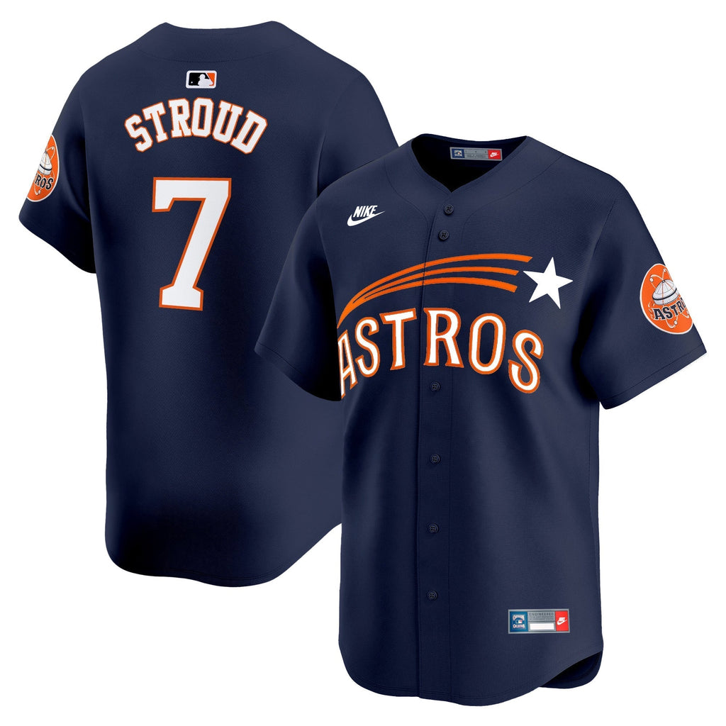 HOU Throwback Cooperstown Vapor Premier Limited Jersey - All Stitched
