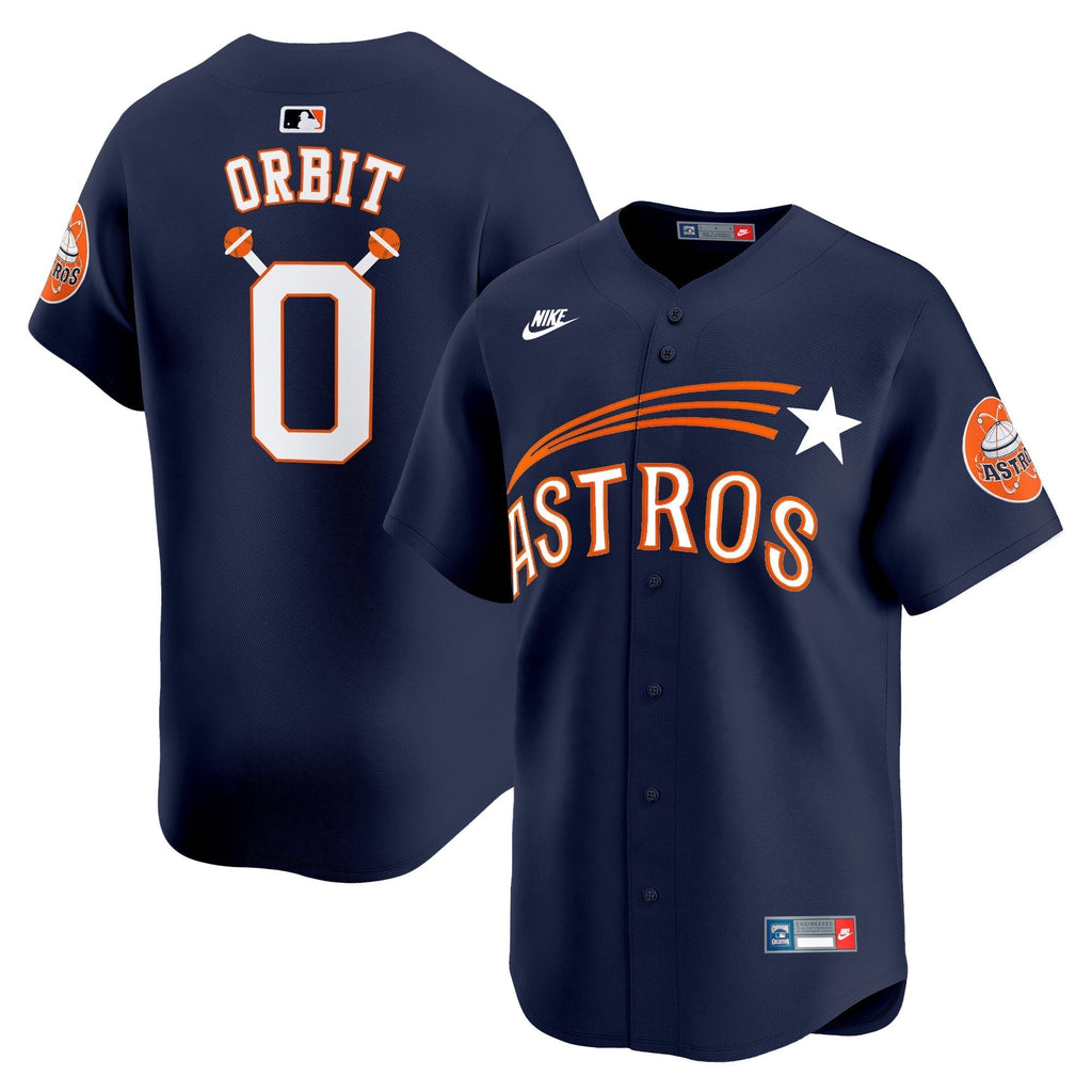 HOU Throwback Cooperstown Vapor Premier Limited Jersey - All Stitched