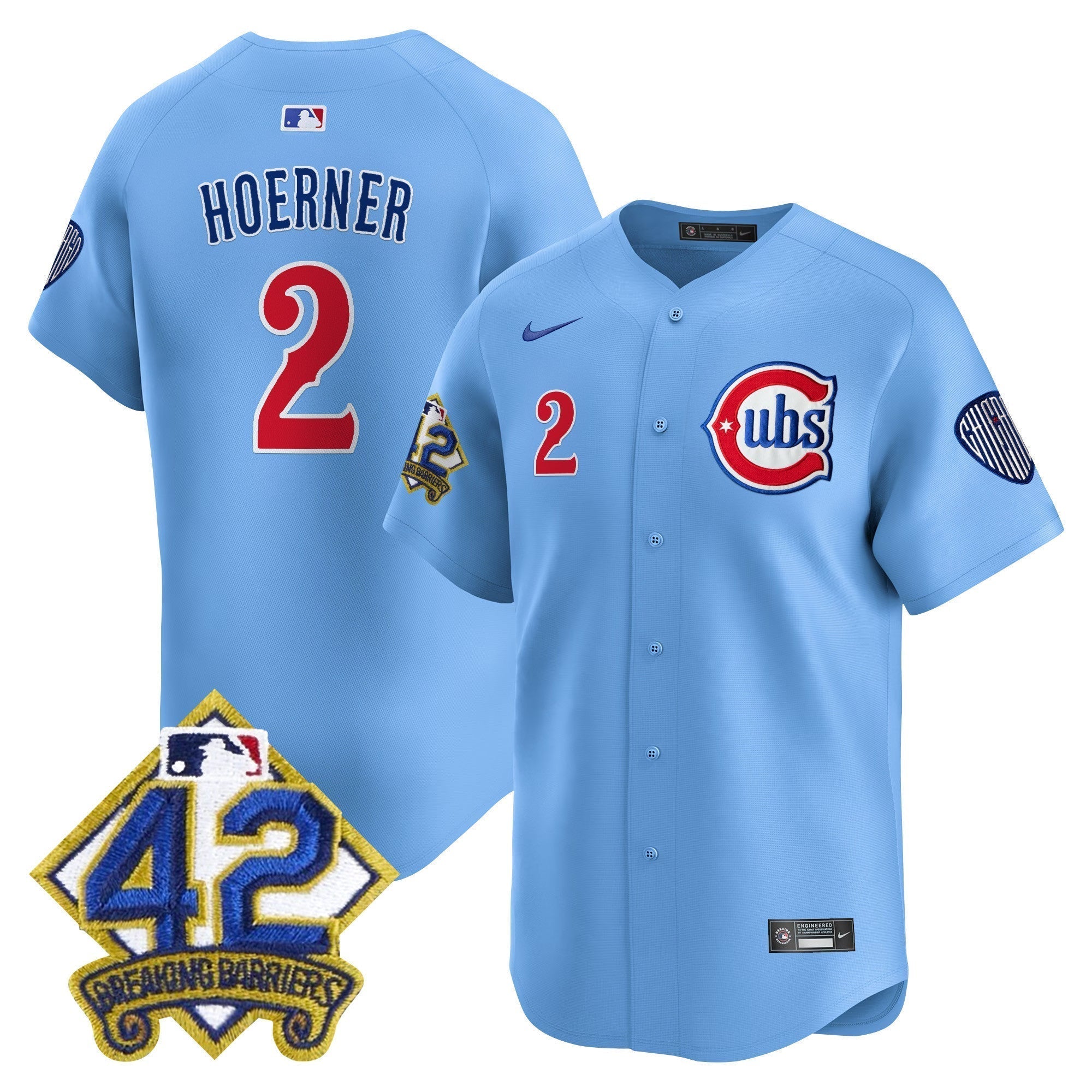 CHC 2025 Jackie Robinson Patch Vapor Premier Limited Jersey - All Stitched