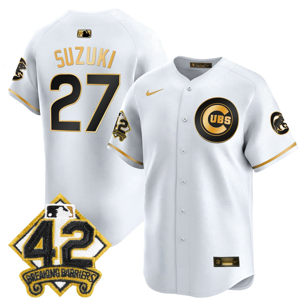 CHC 2025 Jackie Robinson Patch Vapor Premier Limited Jersey - All Stitched