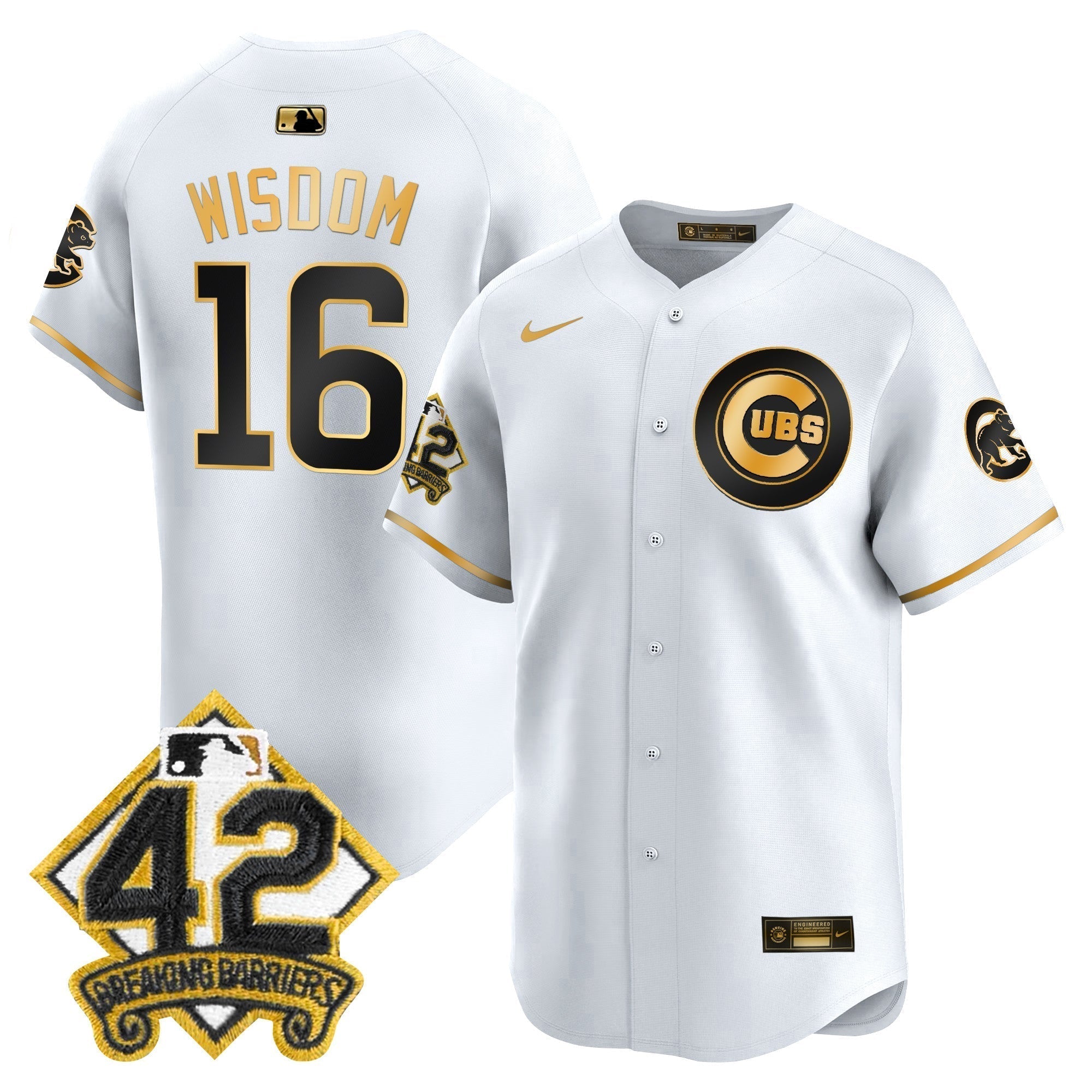 CHC 2025 Jackie Robinson Patch Vapor Premier Limited Jersey - All Stitched