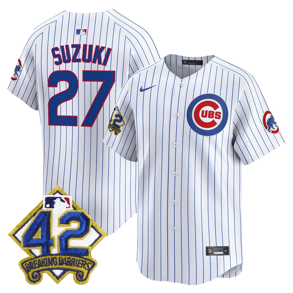 CHC 2025 Jackie Robinson Patch Vapor Premier Limited Jersey - All Stitched