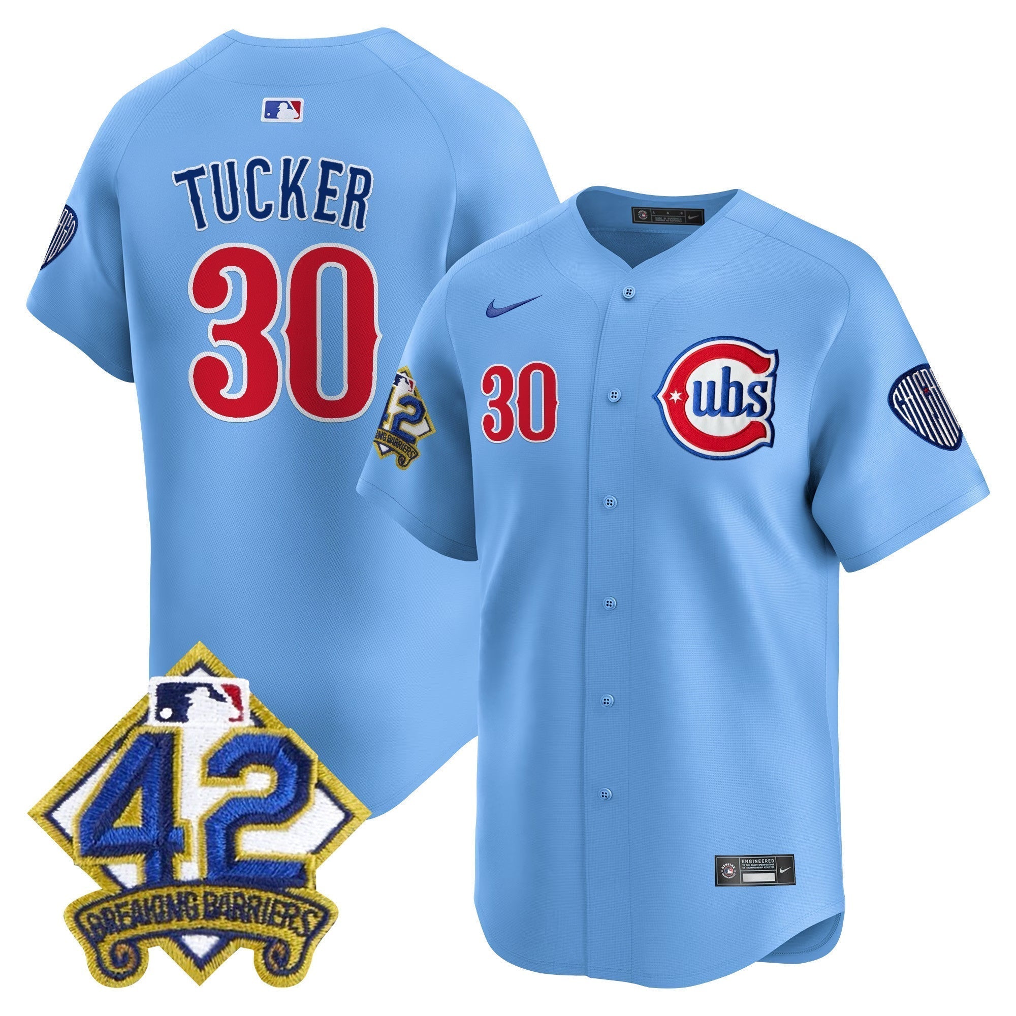 CHC 2025 Jackie Robinson Patch Vapor Premier Limited Jersey - All Stitched