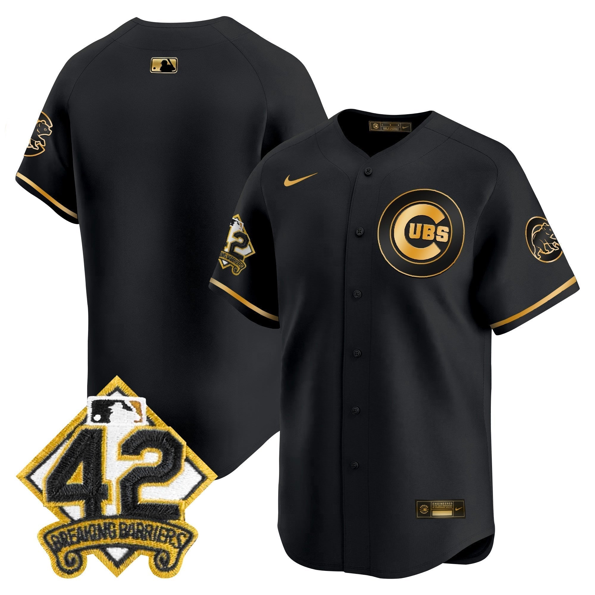 CHC 2025 Jackie Robinson Patch Vapor Premier Limited Jersey - All Stitched
