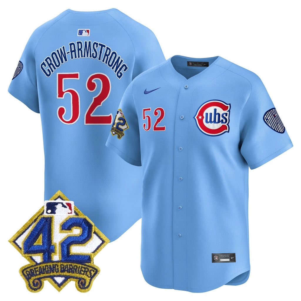 CHC 2025 Jackie Robinson Patch Vapor Premier Limited Jersey - All Stitched