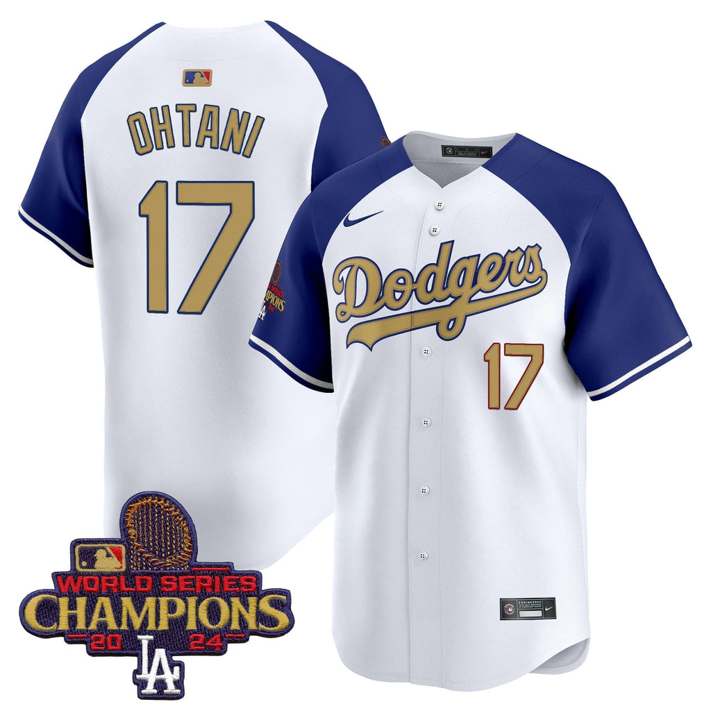 Dodgers 2025 Gold Vapor Premier Limited Jersey - All Stitched