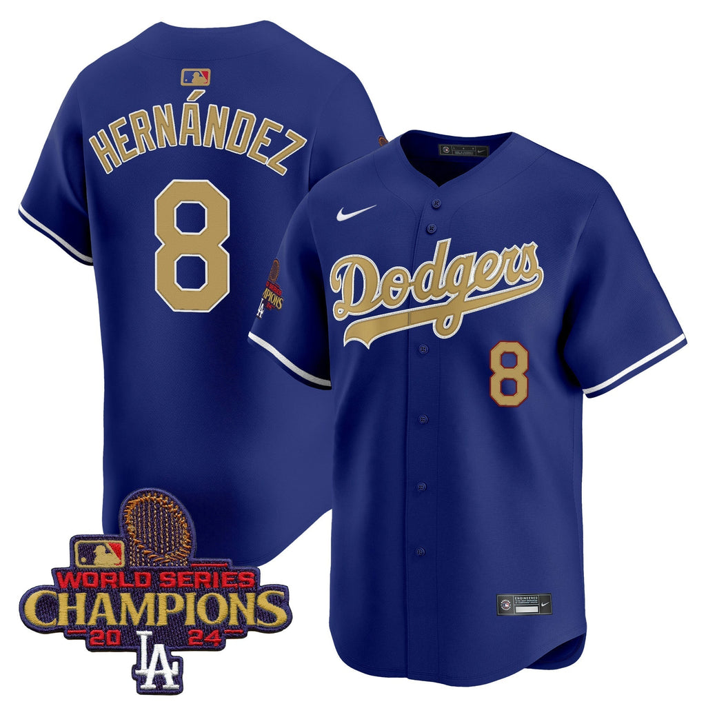 Dodgers 2025 Gold Vapor Premier Limited Jersey - All Stitched